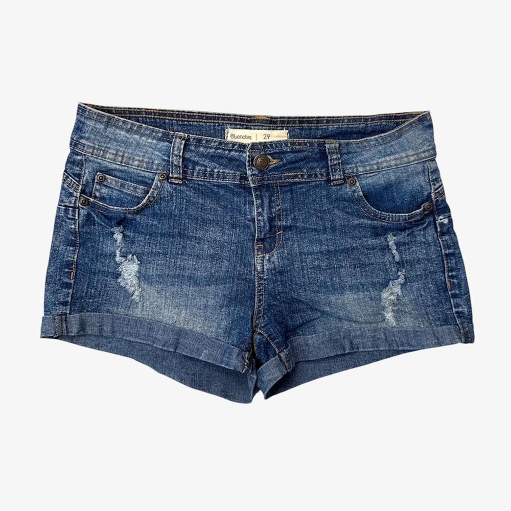 Bluenotes low rise blue denim shorts - size 29